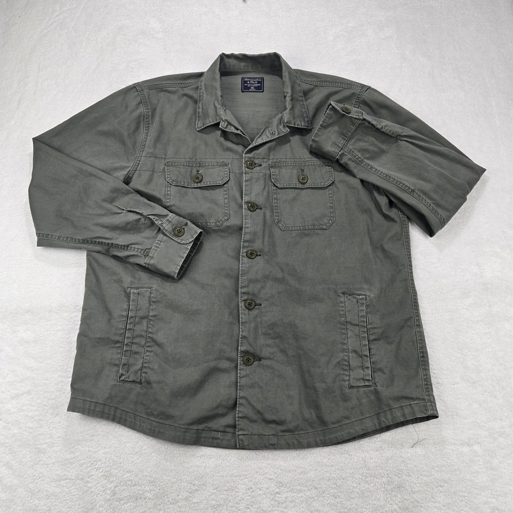 Abercrombie & Fitch Green Shacket